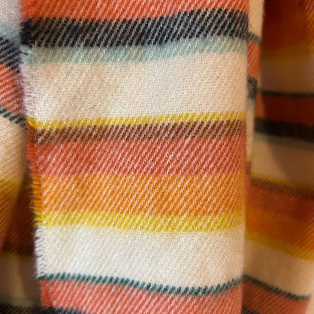 LL Bean Striped Multicolor Scarf - Picture 5 of 5